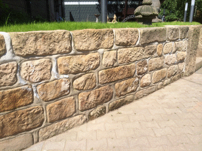 Sandsteinmauer